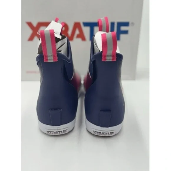 XTRATUF Women's Ankle Deck Boot Purple Aurora New In Box Size 9 - Picture 6 of 8